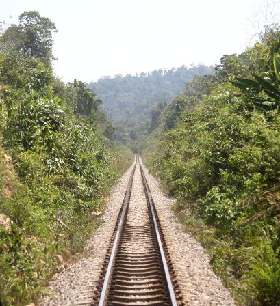 Carnet de voyage Malaisie  Thailand Un ticket de train  