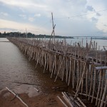 Pont en bambou de l île de Koh Paen