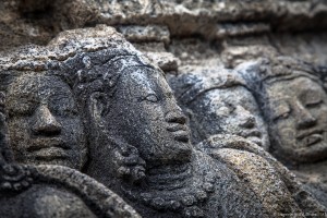 Bas-relief sur Borobodur