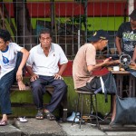 Jakarta, le gros durian... Sous l'écorce le fruit ?