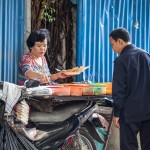 Jakarta, le gros durian... Sous l'écorce le fruit ?