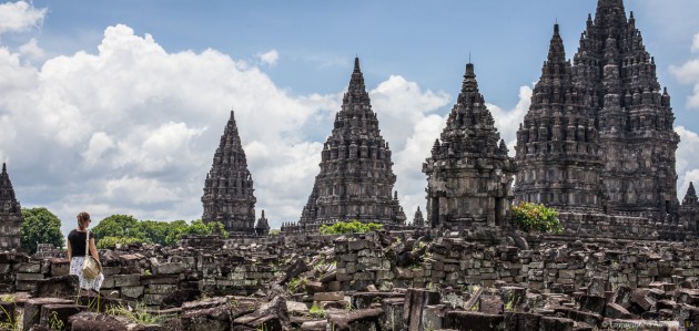 Contemplations, temples de Prambanan