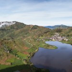 Dieng sur un plateau