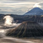 Magie du brumeux Bromo