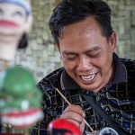 Portrait d'un portraitiste Wayang Golek