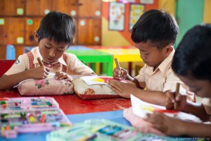 Ecole sur le plateau d'Ijen