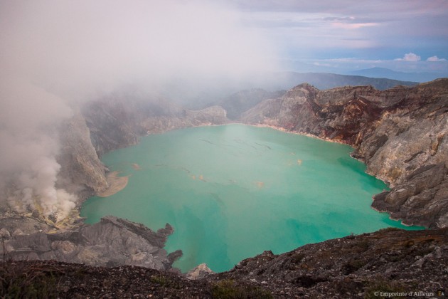 Cratère du volcan Kawah Ijen